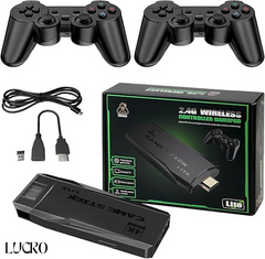 2.4G Wireless Controller Gamepad with 4K HD, Game Stick, Retro Games ,2-Player Wireless Console controller, Retro Game device