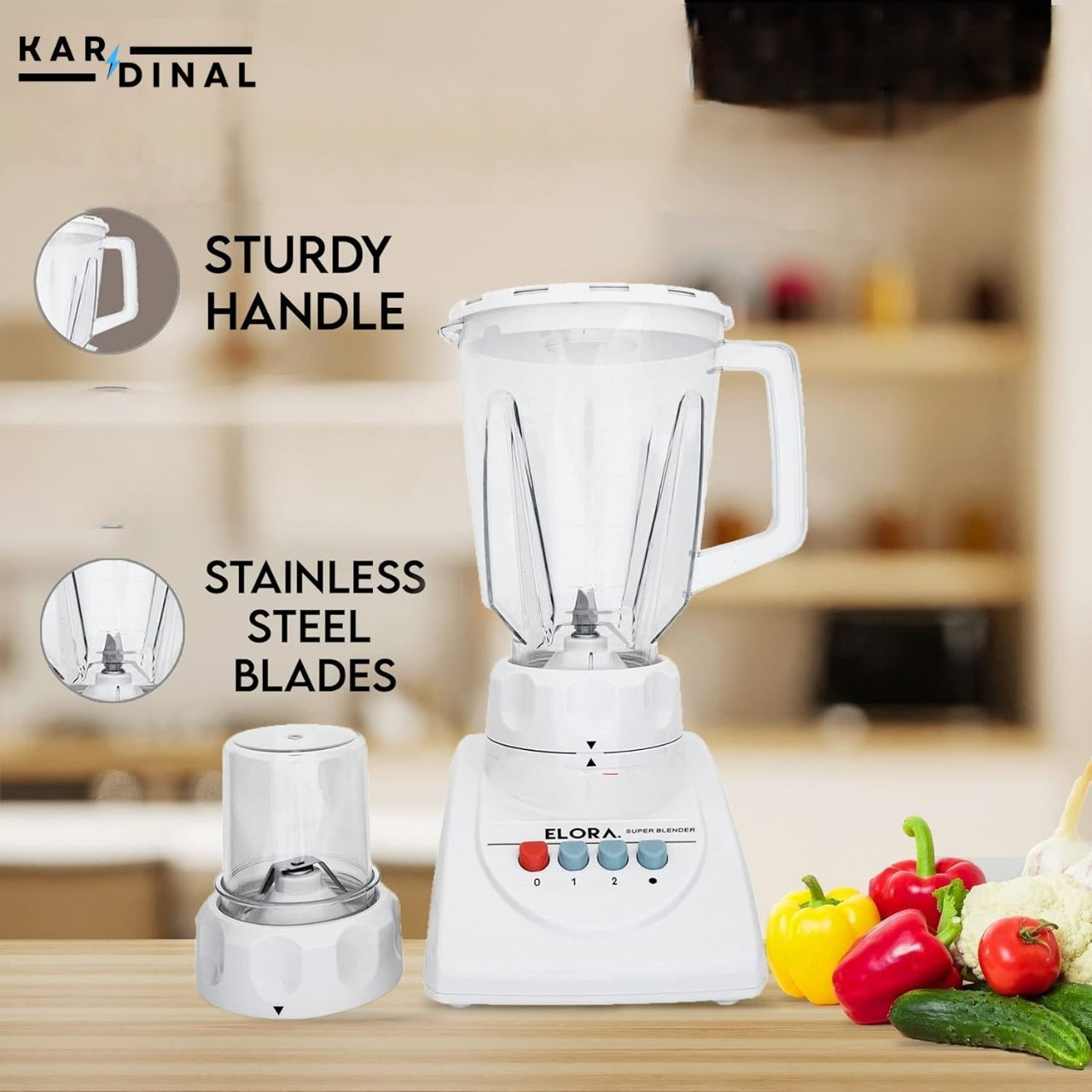 2-in-1 Electric Juicer & Blender