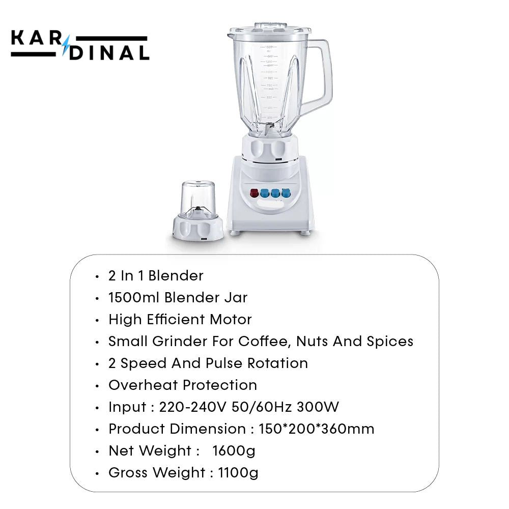 2-in-1 Electric Juicer & Blender