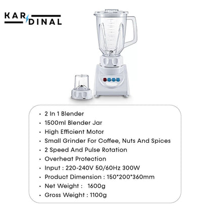 2-in-1 Electric Juicer & Blender