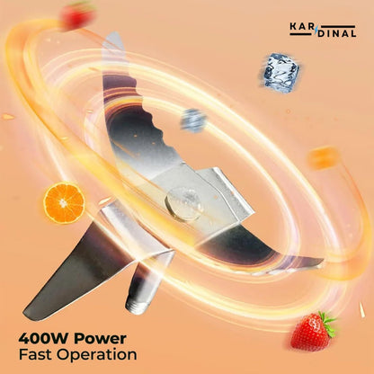 3-in-1 Glass Juicer, Blender & Grinder – Kitchen Food Processor