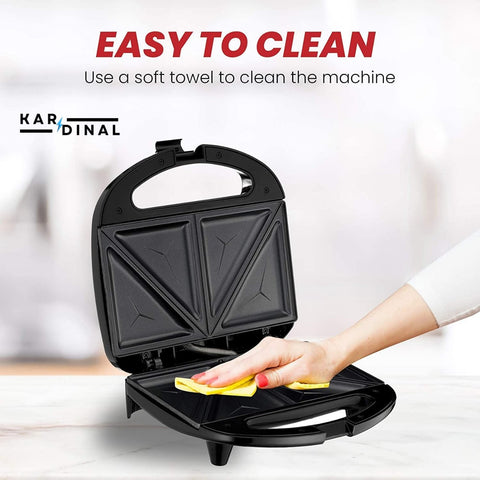 Sandwich Maker – Double-Sided Non-Stick Toaster for Quick Breakfasts