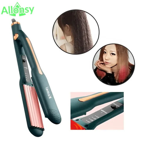 Professional Hair Crimper – Tourmaline Ceramic Plates