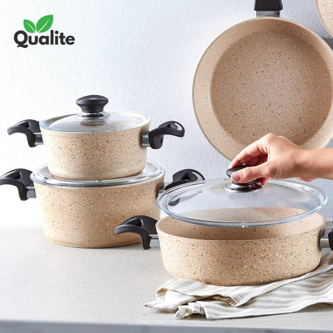 19-Piece Non-Stick Cookware Set – Premium Marble Coated Kitchen Essentials