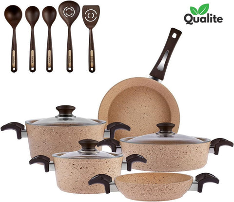 19-Piece Non-Stick Cookware Set – Premium Marble Coated Kitchen Essentials