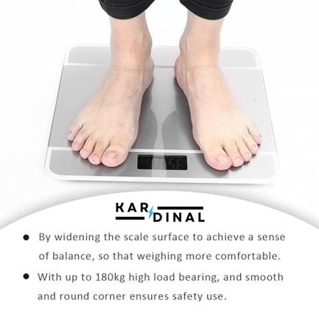 180kg Digital Body Weight Scale – Precision, Safety & Style for Your Home