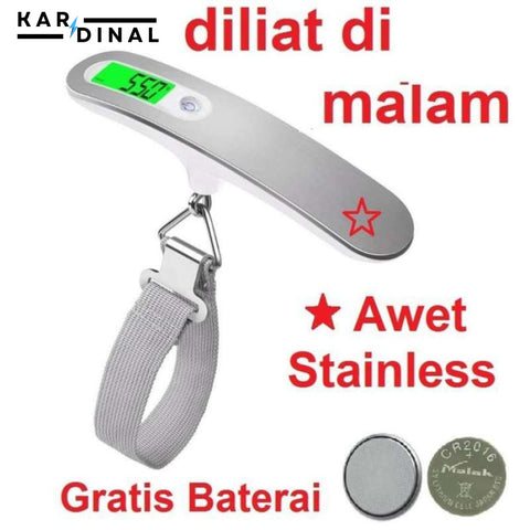 Digital Luggage Weight Scale with LCD Display & LED Light