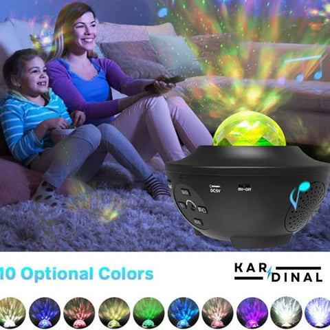 Rotating Moon Lamp Starry Sky Projector Night Light