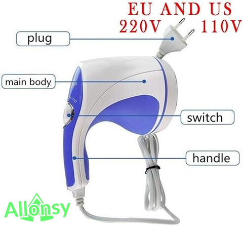 Handheld Electric Body Massager – Pain Relief & Muscle Relaxation