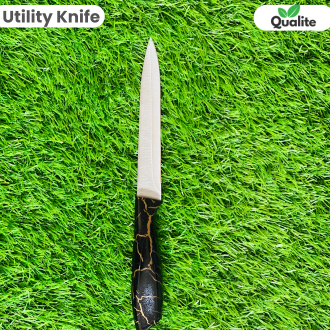 8 PCS Acrylic-Based Stainless Steel Kitchen Knife Set with 360° Rotating Stand