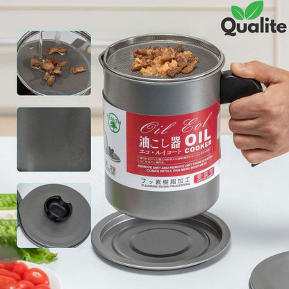 Oil Filter Pot, Stainless Steel