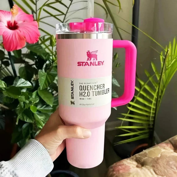 1.1 Liter STANLEY Tumbler – Stainless Steel Travel Mug with Straw