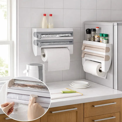 4-in-1 Wall-Mount Sauce Bottle Storage Holder