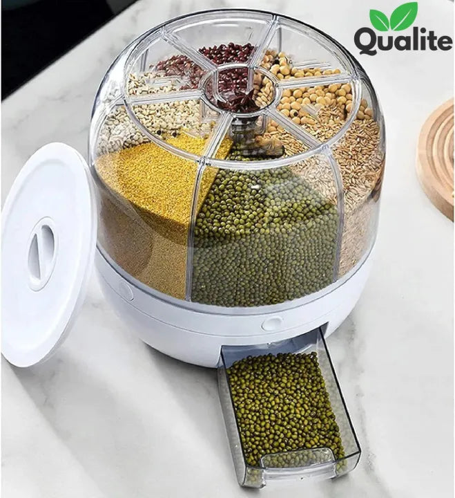 360° Rotating Multi-Grid Rice Dispenser