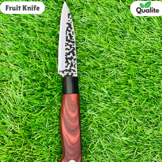 8 PCS Stainless Steel Wooden Shap Kitchen Knife Set with 360° Rotating Stand