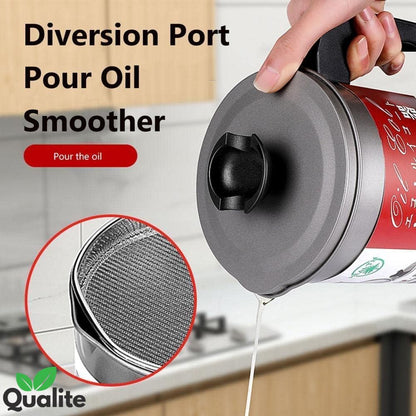 Oil Filter Pot, Stainless Steel