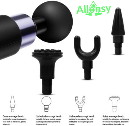 Gun Massager – Deep Tissue & Full Body Pain Relief