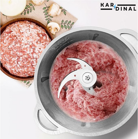 Electric Meat Grinder & Food Chopper – Stainless Steel Blades, 5L/3L/2L