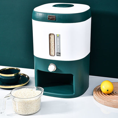 10kg Rice & Grain Dispenser – Press Button with Scale
