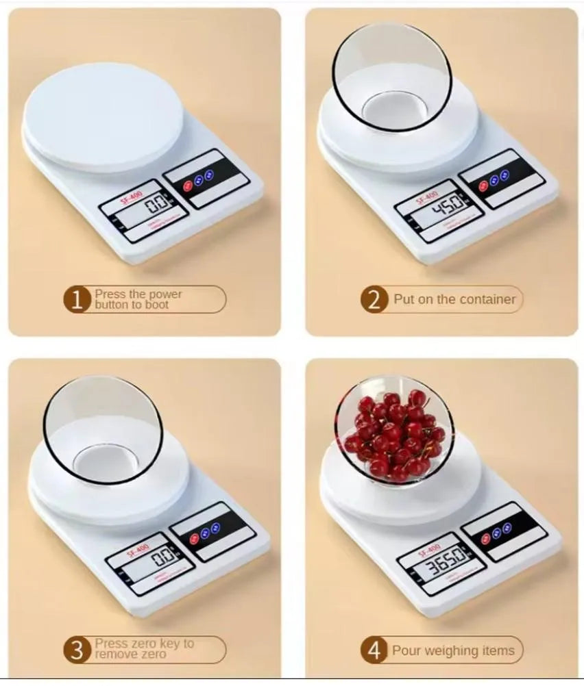 Electronic kitchen digital weight scale machine