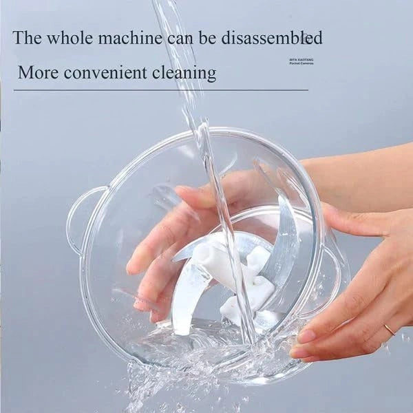 2 Liter Manual Food Chopper Vegetable Grinder Hand Press