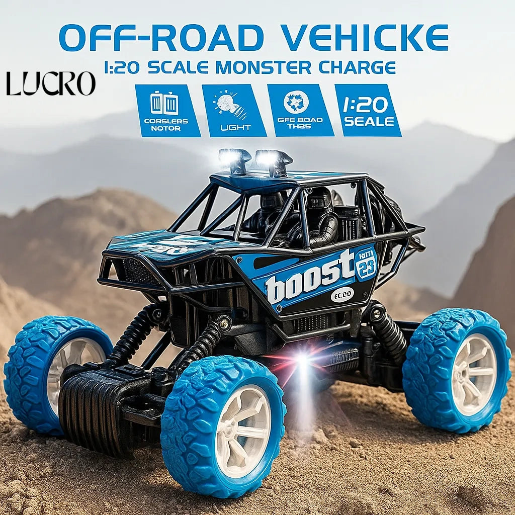 High Speed Remote Control Car With 1:20 Scale With Smoke