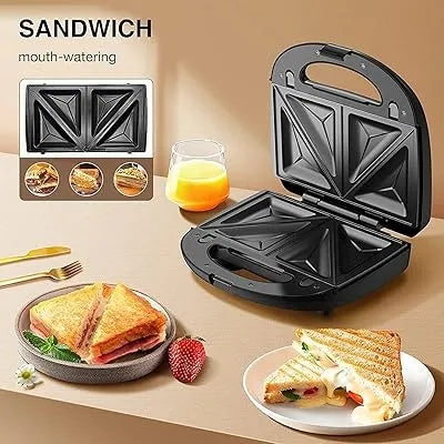 Sandwich Maker – Double-Sided Non-Stick Toaster for Quick Breakfasts