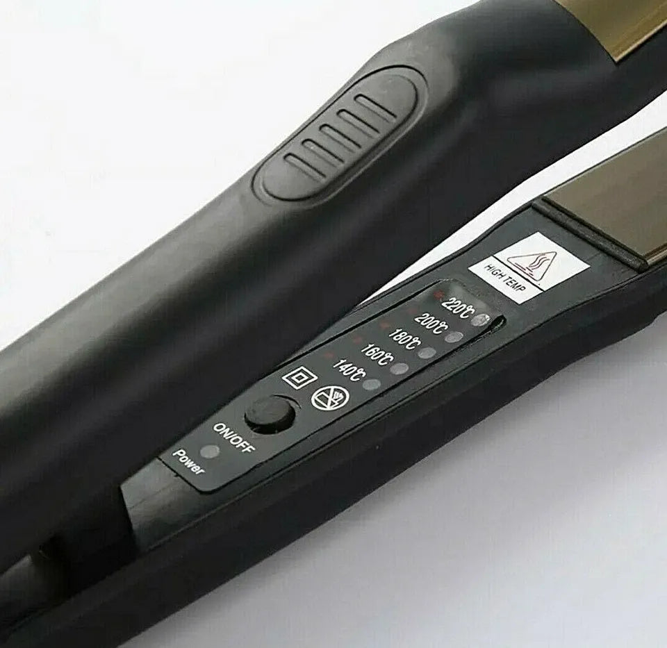 Ceramic Hair Straightener with Adjustable Temperature