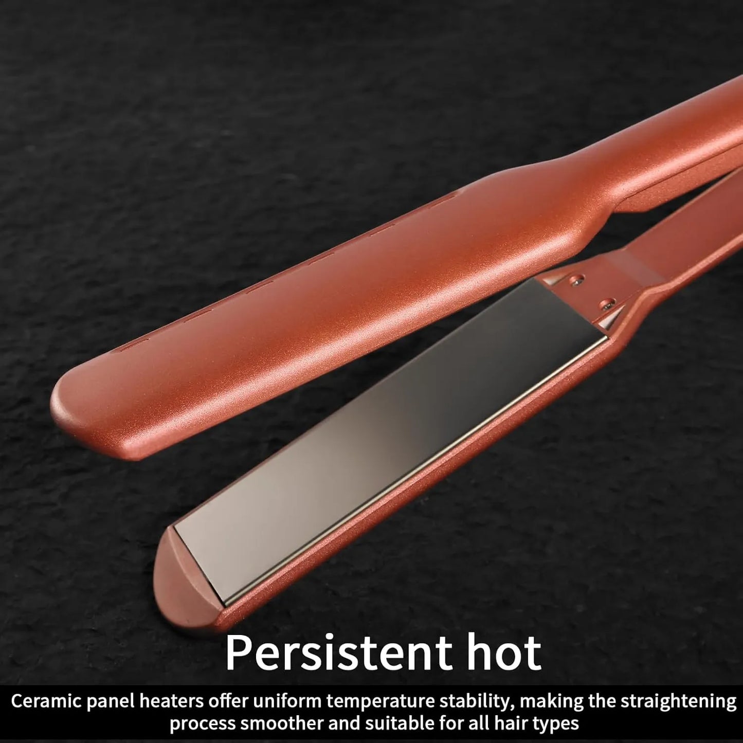 Proluxeyou Adaptive Hair Straightener – 15s Fast Heat-Up, 5 Temp Settings