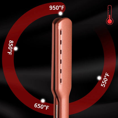 Proluxeyou Adaptive Hair Straightener – 15s Fast Heat-Up, 5 Temp Settings