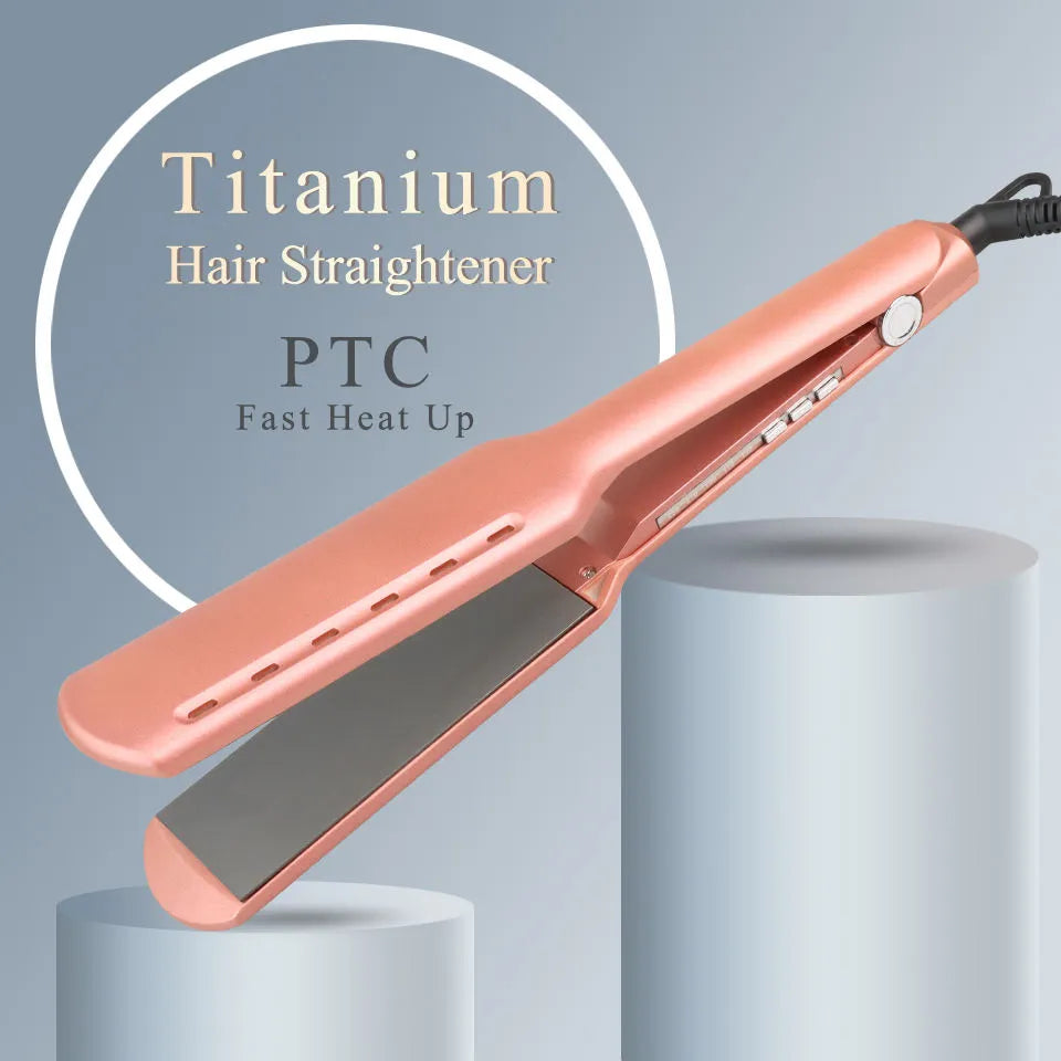 Proluxeyou Adaptive Hair Straightener – 15s Fast Heat-Up, 5 Temp Settings