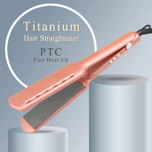 Proluxeyou Adaptive Hair Straightener – 15s Fast Heat-Up, 5 Temp Settings