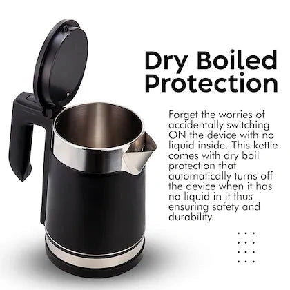 2 L Stainless Steel Electric Kettle | 1500W High-Speed Boiling
