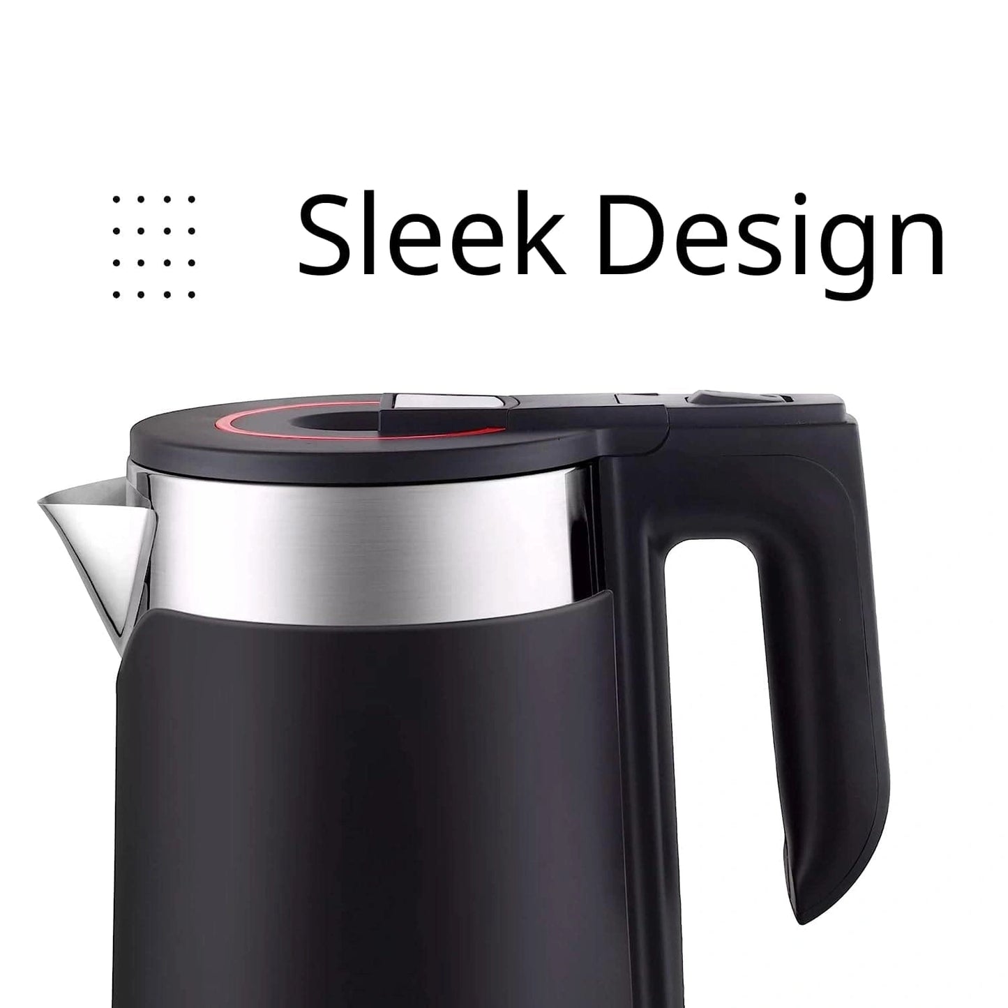 2 L Stainless Steel Electric Kettle | 1500W High-Speed Boiling