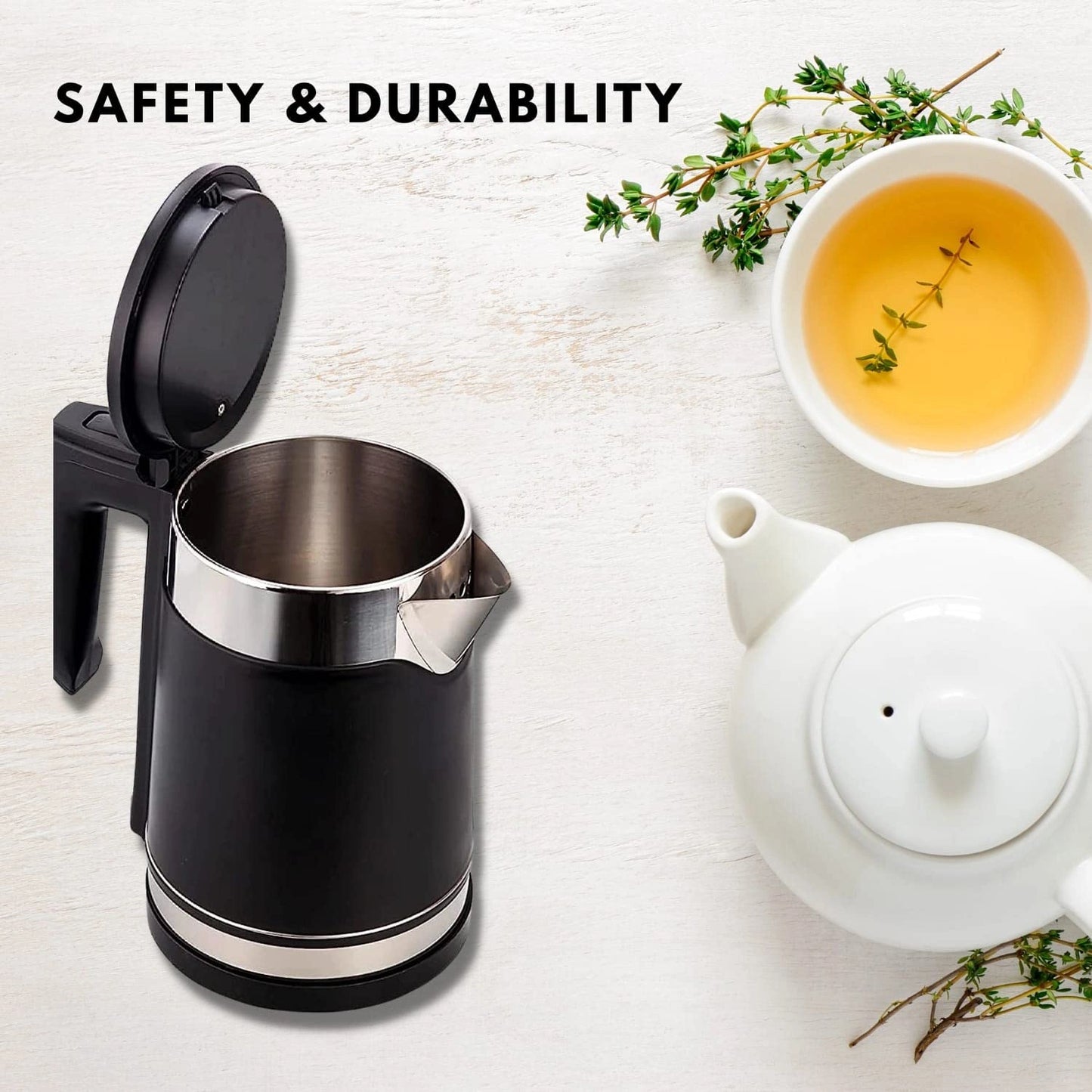 2 L Stainless Steel Electric Kettle | 1500W High-Speed Boiling