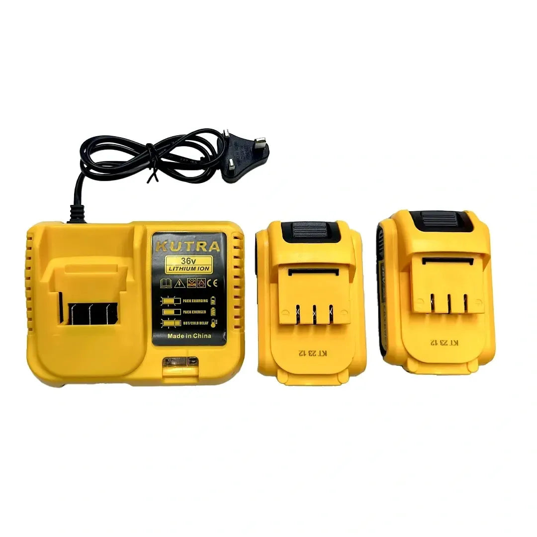 Rechargeable Drill Machine With 2 Batteries & Charger
