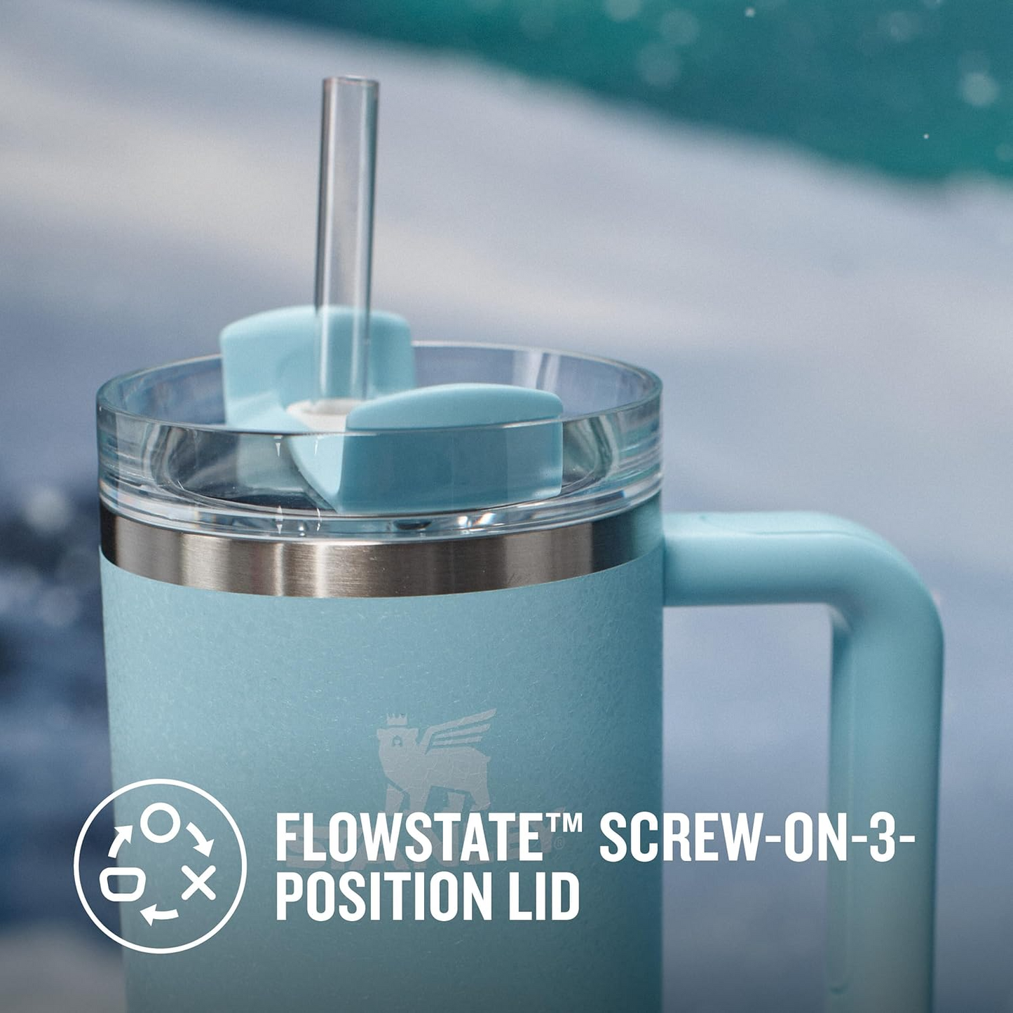 1.1 Liter STANLEY Tumbler – Stainless Steel Travel Mug with Straw