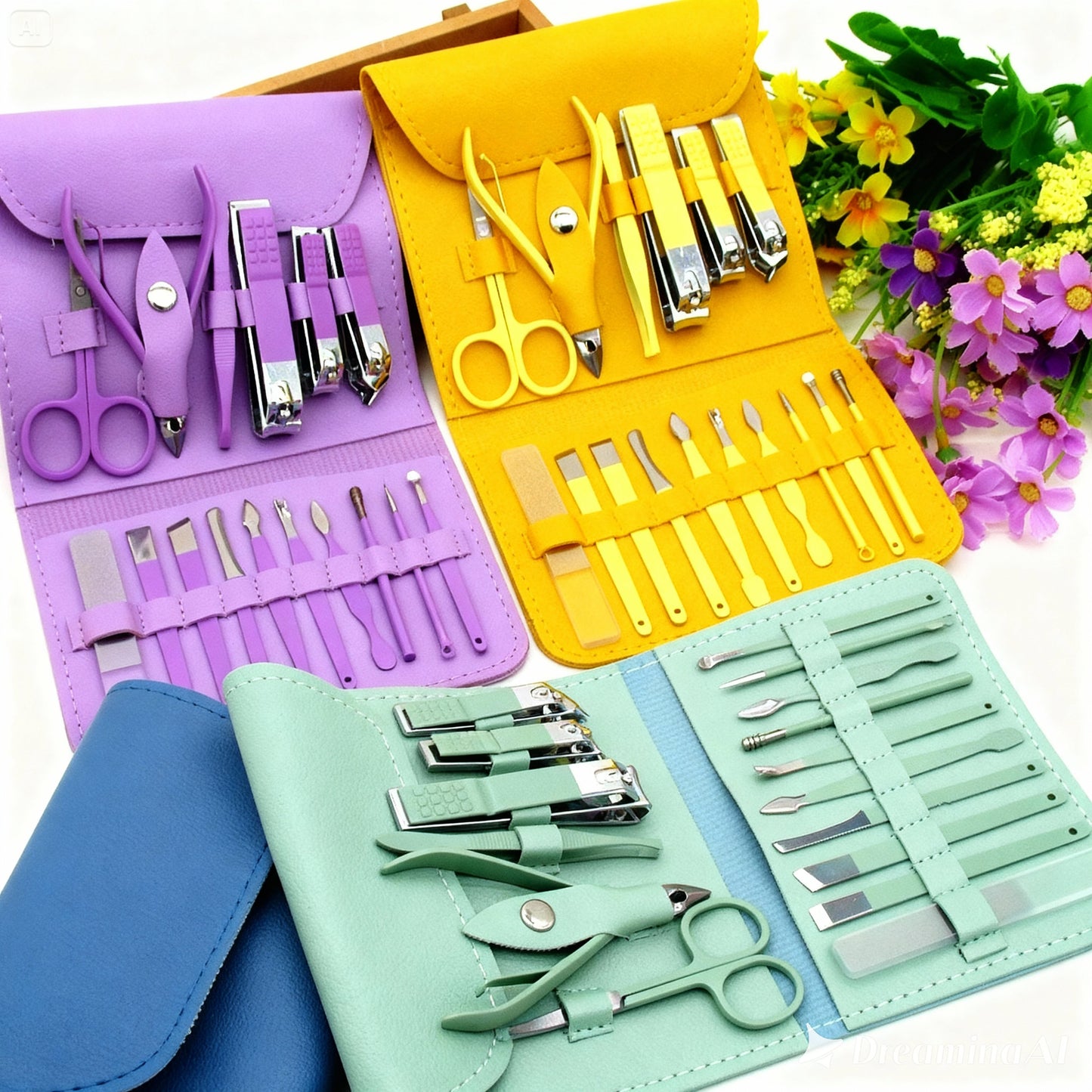 16-Piece Manicure & Pedicure Set – Complete Grooming Kit