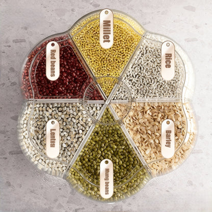 Kitchen Food Rotating Rice Dispenser Grain Storage Container