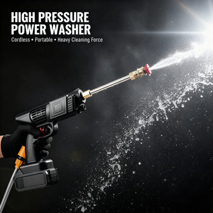 Cordless High Pressure Water Cleaner Washer Spray ( 01 Battery Included )
