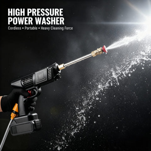 Cordless High Pressure Water Cleaner Washer Spray ( 01 Battery Included )