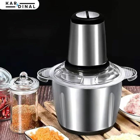 Electric Meat Grinder & Food Chopper – Stainless Steel Blades, 5L/3L/2L