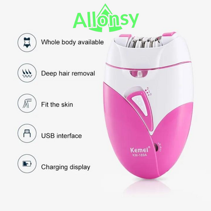 Electric Hair Removal Shaver for Long-Lasting Smoothness
