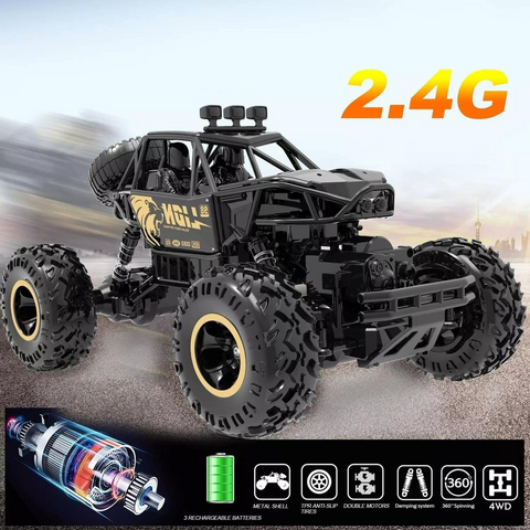 RC Monster Truck Car -Road Remote Control Crawler for Kids