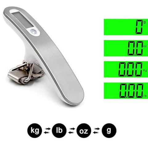 Digital Luggage Weight Scale with LCD Display & LED Light