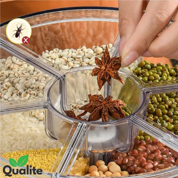 360° Rotating Multi-Grid Rice Dispenser