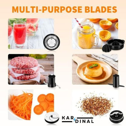 Food Factory 6-in-1 Kitchen Machine | Blender, Chopper, Grinder, Juicer