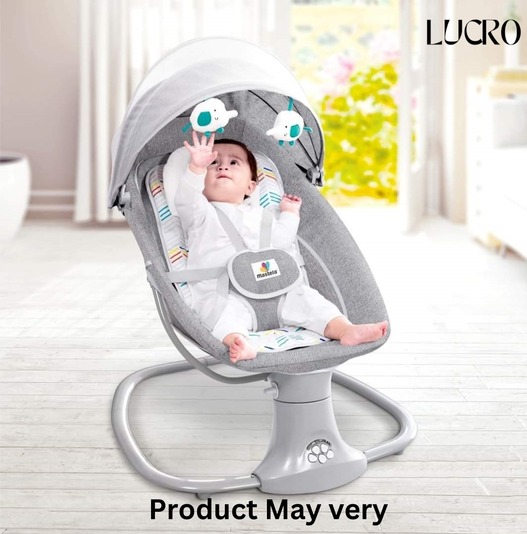 Mastela 3-in-1 Baby Swing Bassinet with Remote & Mosquito Net