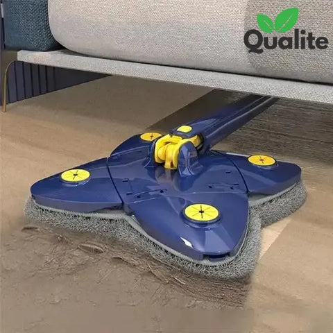 360° Microfiber Spin Mop with Bucket & 2 Pads