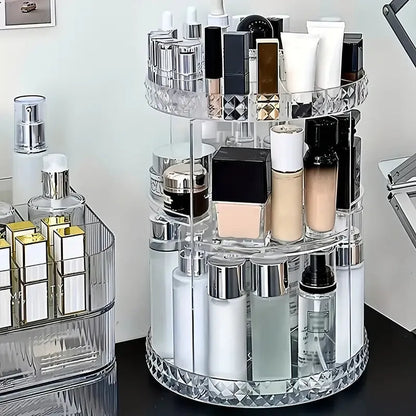 360° Rotating Makeup Organizer